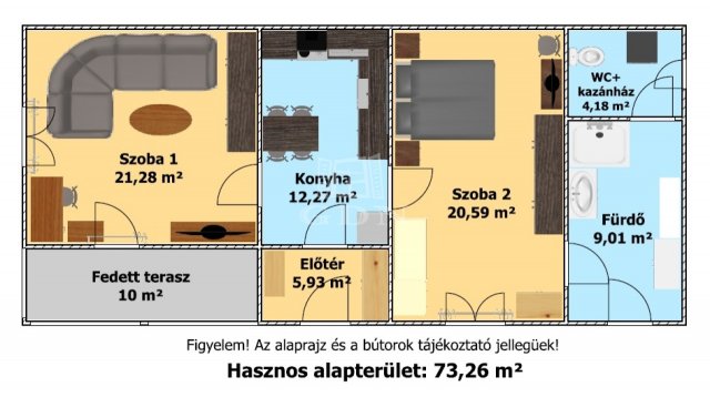 Eladó családi ház, Hajdúdorogon 34.99 M Ft, 2 szobás