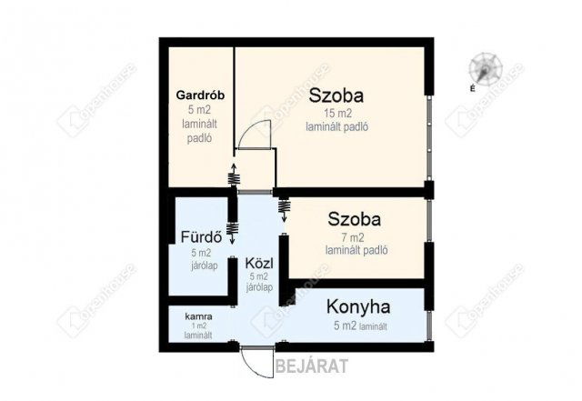 Eladó téglalakás, Miskolcon 22.9 M Ft, 2 szobás