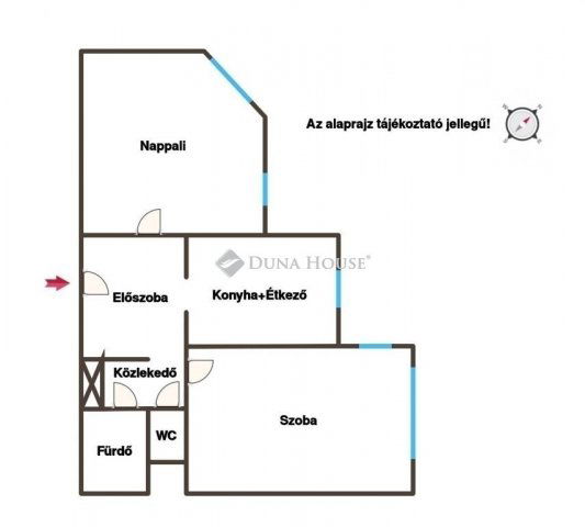 Eladó panellakás, Budapesten, IV. kerületben 66.99 M Ft, 2 szobás