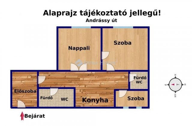 Eladó téglalakás, Budapesten, VI. kerületben 189.9 M Ft