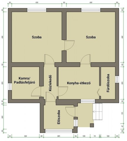 Eladó családi ház, Rózsaszentmártonon 16.9 M Ft, 2 szobás