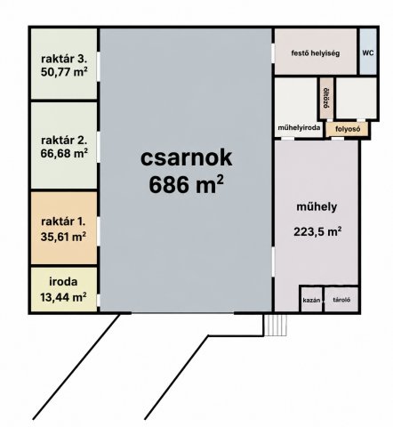 Eladó ipari ingatlan, Tökön 329 M Ft / költözzbe.hu
