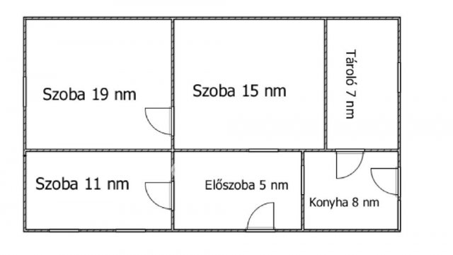Eladó családi ház, Mezőkovácsházán 4.8 M Ft, 2+1 szobás