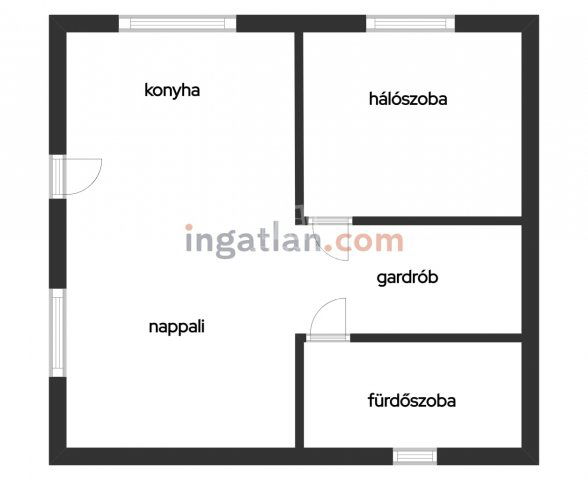 Eladó családi ház, Váchartyánon 75.9 M Ft, 2 szobás