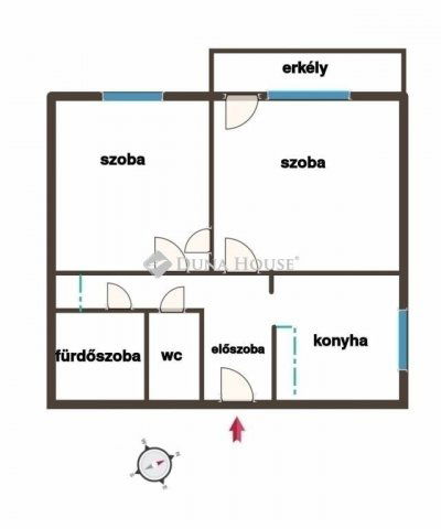 Eladó panellakás, Kecskeméten 53.9 M Ft, 2 szobás