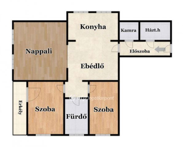 Eladó téglalakás, Debrecenben 89.9 M Ft, 3 szobás