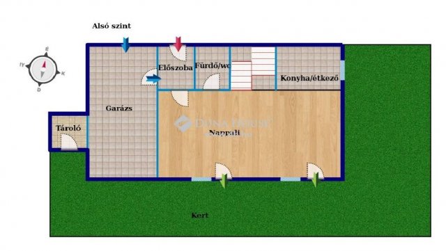 Eladó ikerház, Kozármislenyen 109 M Ft, 4 szobás