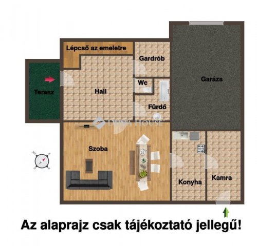 Eladó családi ház, Budapesten, XVI. kerületben, Csömöri úton