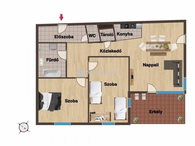 Eladó téglalakás, Budapesten, XI. kerületben 119.9 M Ft