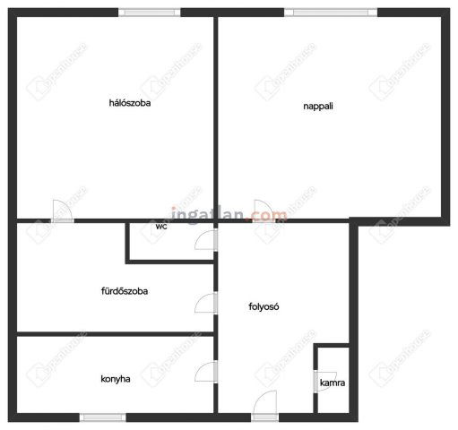 Eladó téglalakás, Győrött 63 M Ft, 2 szobás