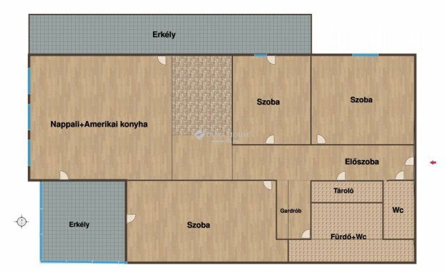 Eladó téglalakás, Budapesten, XIII. kerületben 159 M Ft