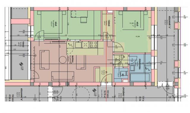 Eladó téglalakás, Nyíregyházán 62.225 M Ft, 3 szobás
