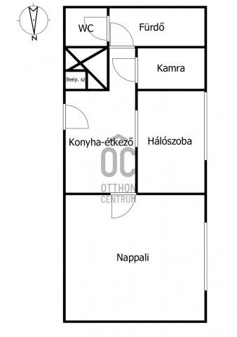 Eladó téglalakás, Szekszárdon, Széchenyi utcában 32.9 M Ft