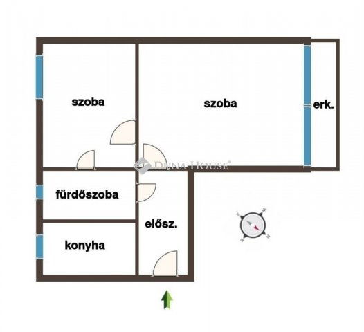 Eladó panellakás, Pécsett 47 M Ft, 2 szobás