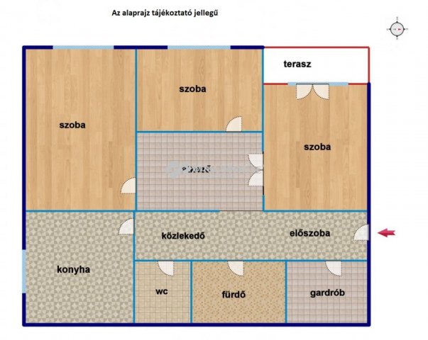 Eladó panellakás, Budapesten, IV. kerületben 77.9 M Ft, 3 szobás