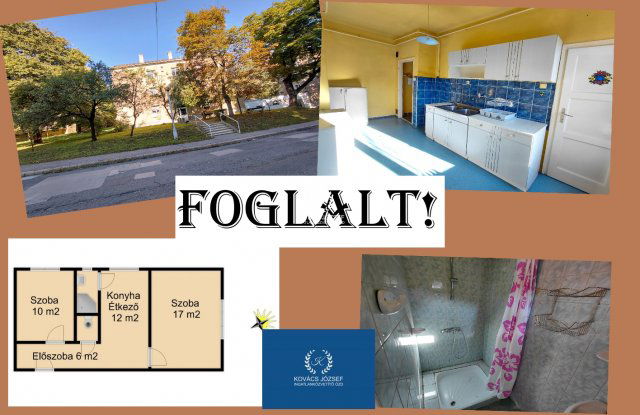 Eladó téglalakás, Ózdon 8.5 M Ft, 1+1 szobás