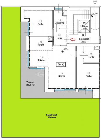 Eladó téglalakás, Budapesten, III. kerületben 164 M Ft, 3 szobás