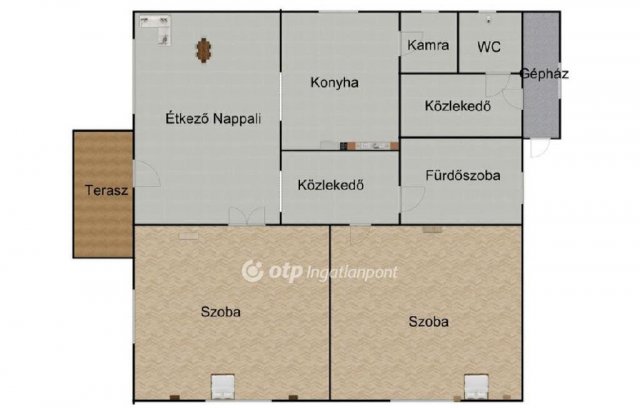 Eladó családi ház, Kabán 29.5 M Ft, 2 szobás