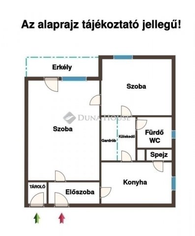 Eladó téglalakás, Budapesten, XVIII. kerületben 62.9 M Ft
