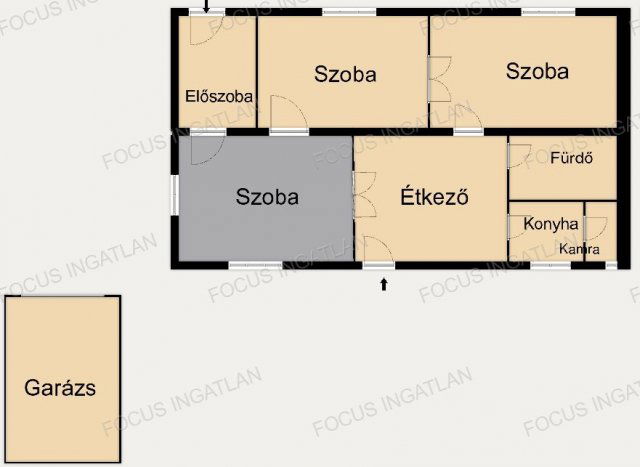 Eladó családi ház, Kecskeméten 65 M Ft, 3 szobás