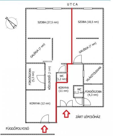 Eladó téglalakás, Budapesten, VI. kerületben 145 M Ft, 2 szobás