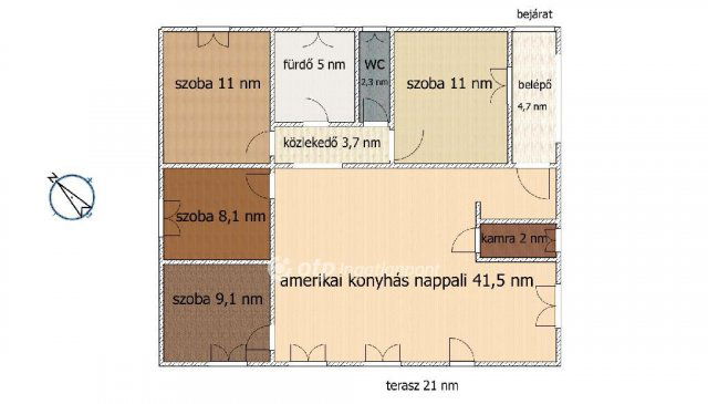 Eladó családi ház, Délegyházán 129 M Ft, 4 szobás