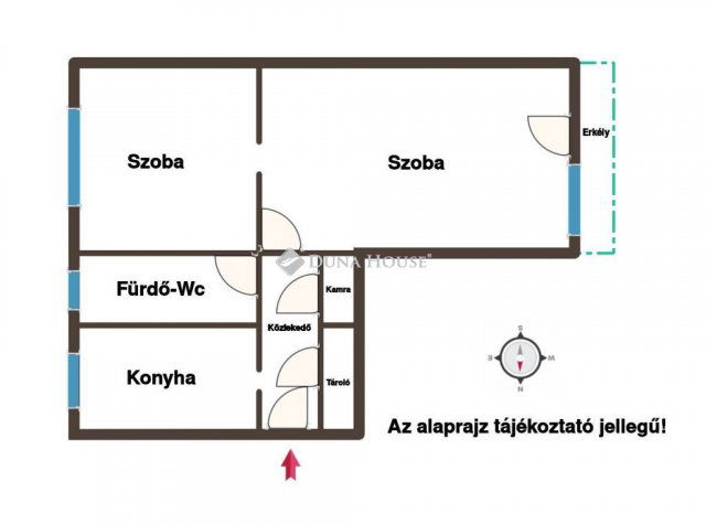 Eladó téglalakás, Nagykanizsán 31.3 M Ft, 2 szobás