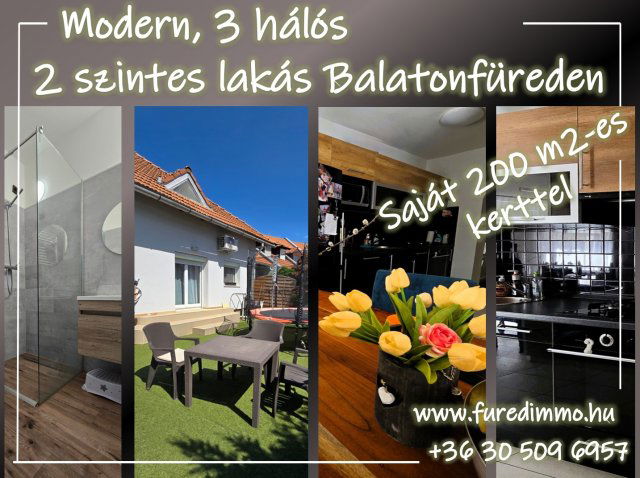 Eladó téglalakás, Balatonfüreden 95 M Ft, 4 szobás