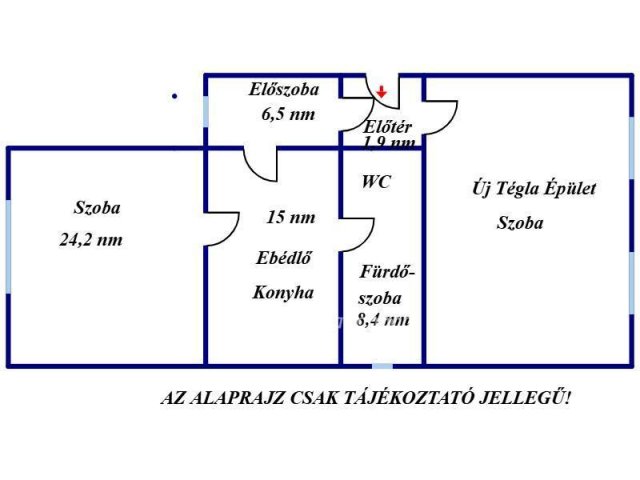 Eladó családi ház, Pétervásárán 15.1 M Ft, 3 szobás