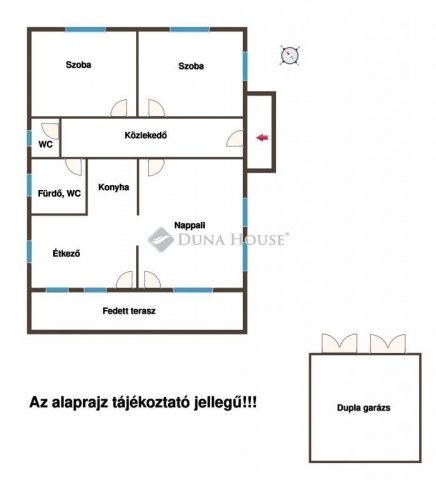 Eladó családi ház, Tápiószecsőn 118.5 M Ft, 3 szobás
