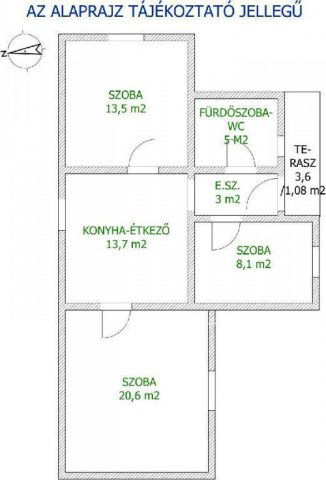 Eladó családi ház, Bagaméren 11.9 M Ft, 2+1 szobás