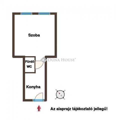 Eladó téglalakás, Budapesten, VII. kerületben 48 M Ft, 1 szobás