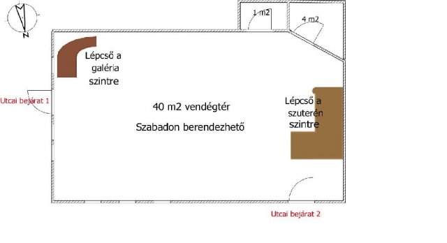 Eladó üzlethelyiség, Budapesten, VI. kerületben 64.9 M Ft