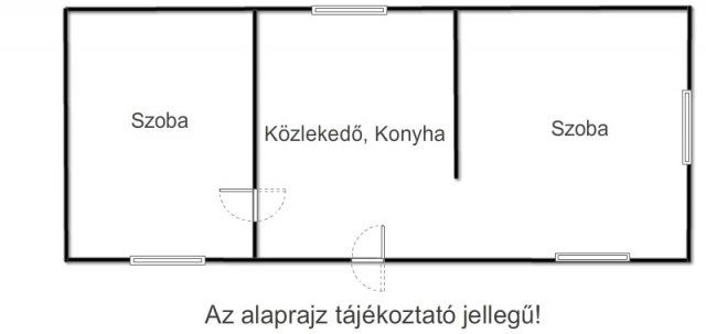 Eladó mezogazdasagi ingatlan, Kiskunmajsán 13 M Ft, 2 szobás