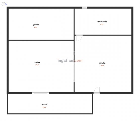 Eladó téglalakás, Budapesten, XV. kerületben 46.4 M Ft, 1 szobás