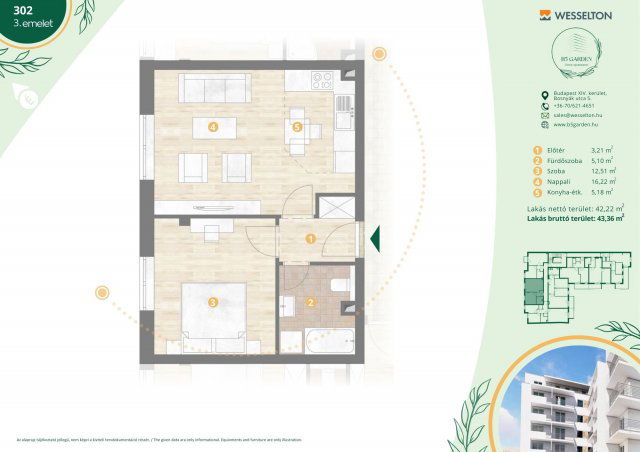 Eladó téglalakás, Budapesten, XIV. kerületben, Bosnyák utcában