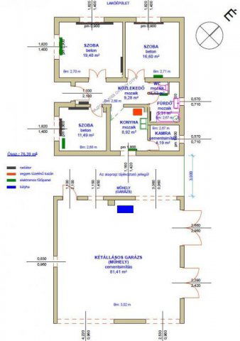 Eladó családi ház, Tiszafüreden 35 M Ft, 3 szobás