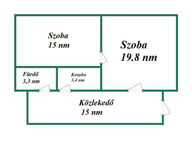 Eladó családi ház, Dunakeszin 55 M Ft, 2 szobás