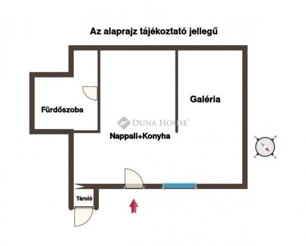 Eladó téglalakás, Budapesten, VI. kerületben 55 M Ft, 1 szobás