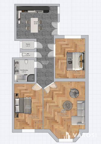 Eladó téglalakás, Budapesten, IX. kerületben 159.9 M Ft