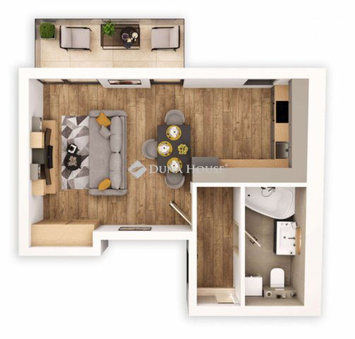 Eladó téglalakás, Budapesten, VIII. kerületben 57 M Ft, 1 szobás