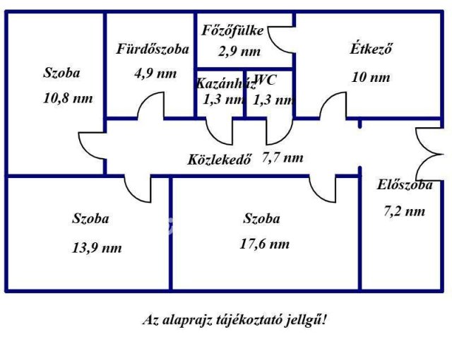 Eladó családi ház, Füzesgyarmaton 13 M Ft, 2+1 szobás