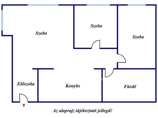 Kiadó téglalakás, albérlet, Szegeden 390 E Ft / hó, 3 szobás