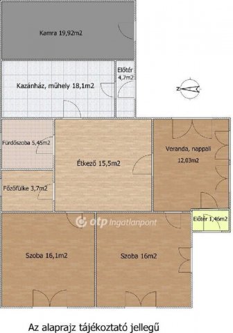 Eladó családi ház, Kiskunlacházán 59 M Ft, 3 szobás