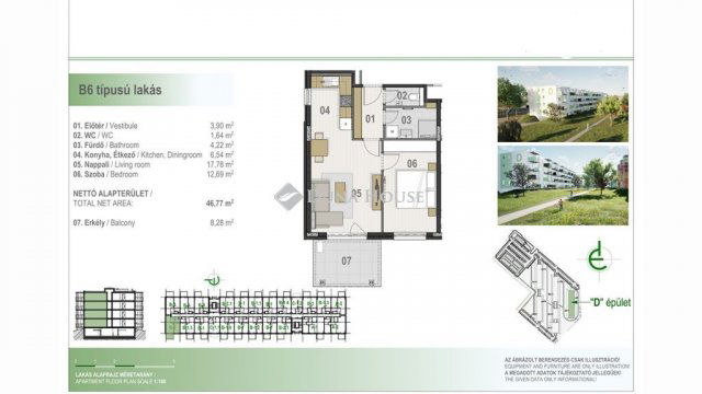 Eladó téglalakás, Debrecenben 66.183 M Ft, 2 szobás
