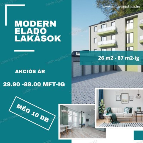 Eladó téglalakás, Nyíregyházán, Bocskai utcában 29.99 M Ft