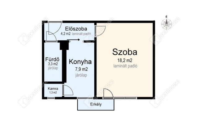 Eladó téglalakás, Miskolcon 23.5 M Ft, 1 szobás