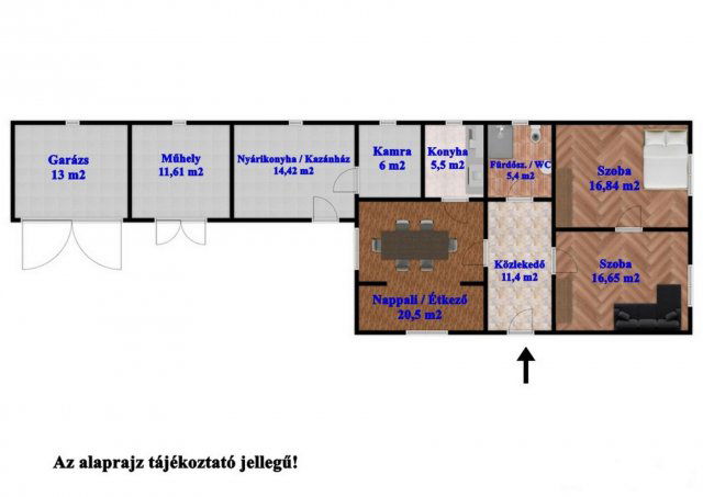 Eladó családi ház, Dobozon 21.5 M Ft, 3 szobás
