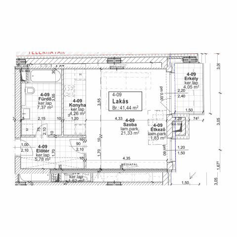 Eladó téglalakás, Budapesten, XIII. kerületben, Jász utcában