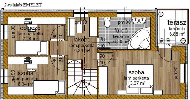 Eladó ikerház, Budapesten, XXII. kerületben 152 M Ft, 5 szobás